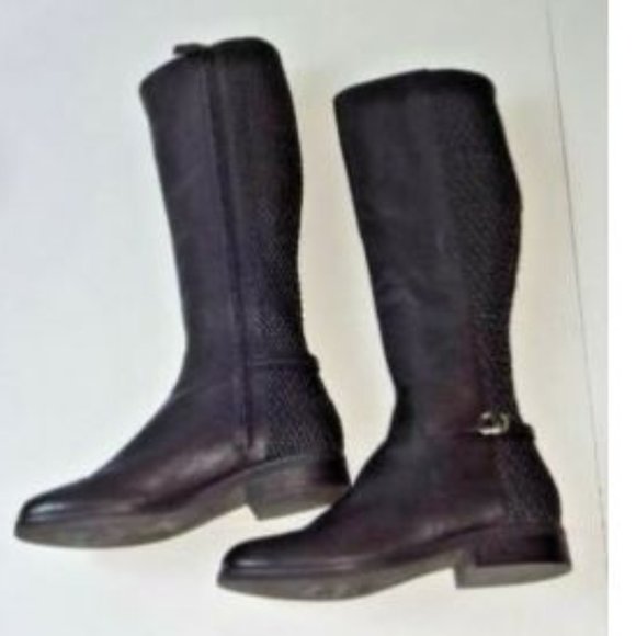 SOLD COLE HAAN Isabell Stretch Knee High Riding Boots - Picture 6 of 11